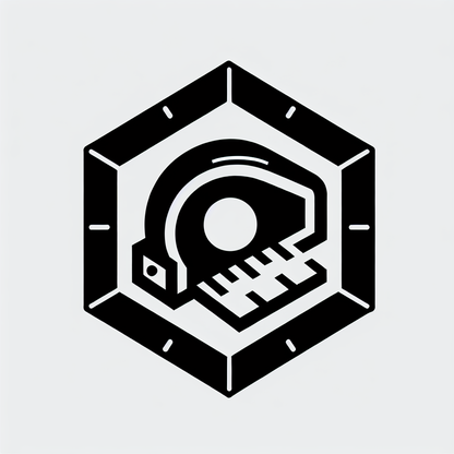 Hexagonal Measure Emblem