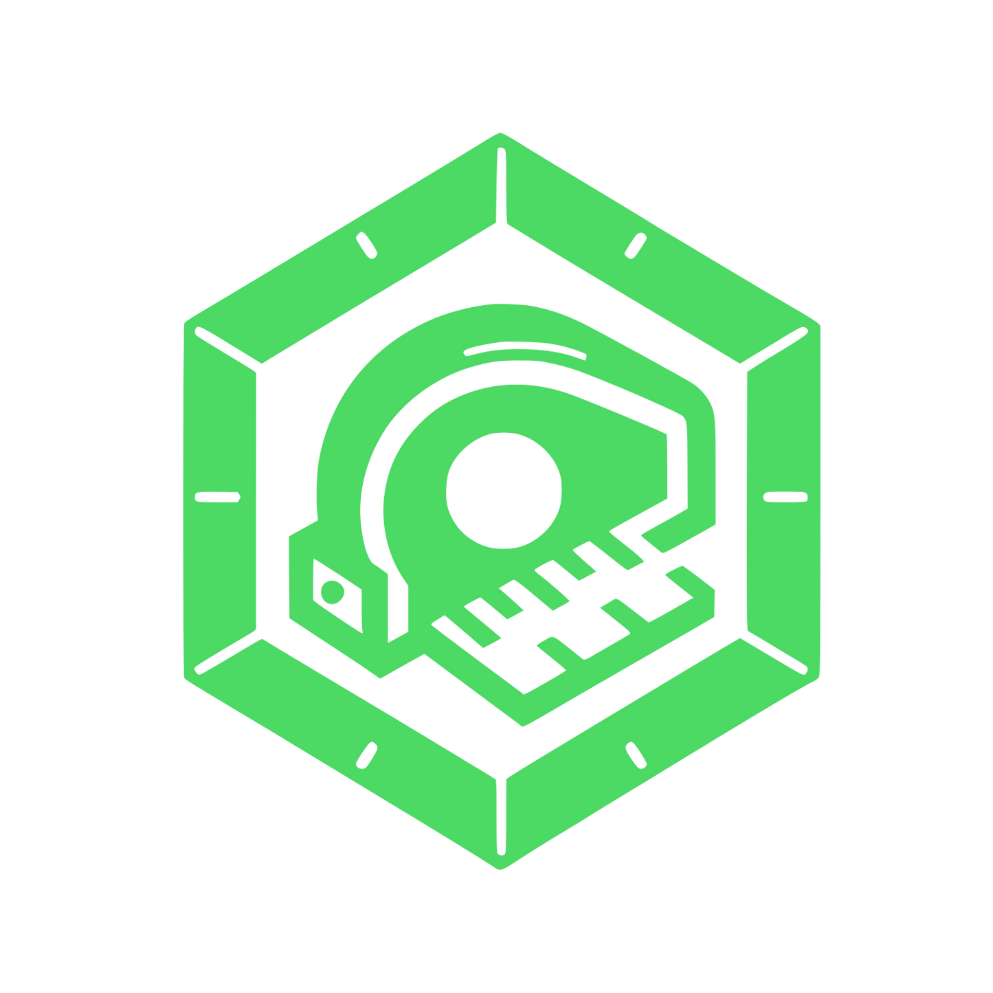 Hexagonal Measure Emblem #4CD964