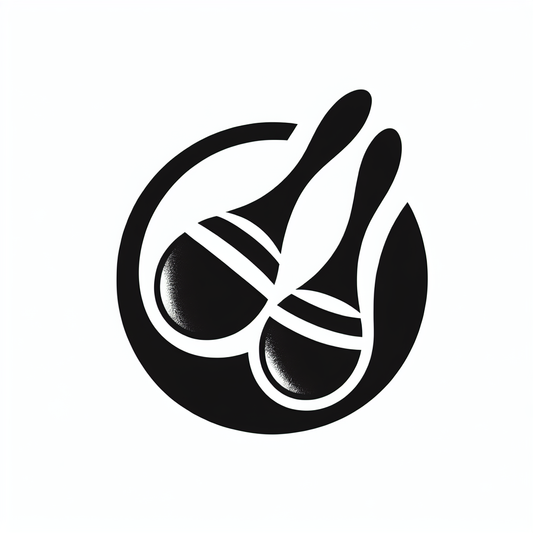 Logo with Musical Maracas