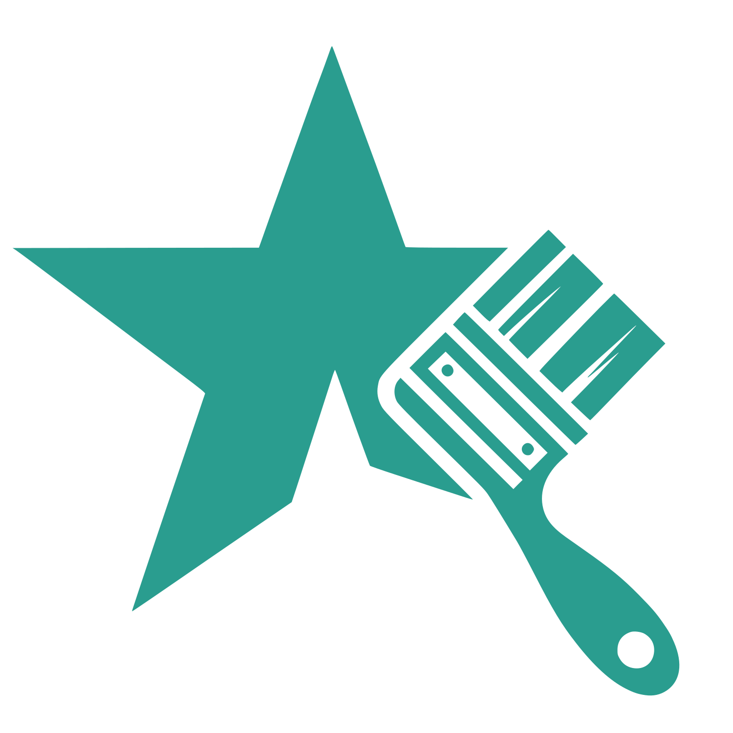 Star Brush Emblem #2A9D8F