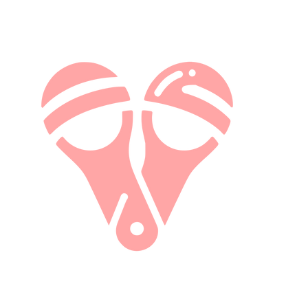 Logo with Heart Shape #ffa6a6