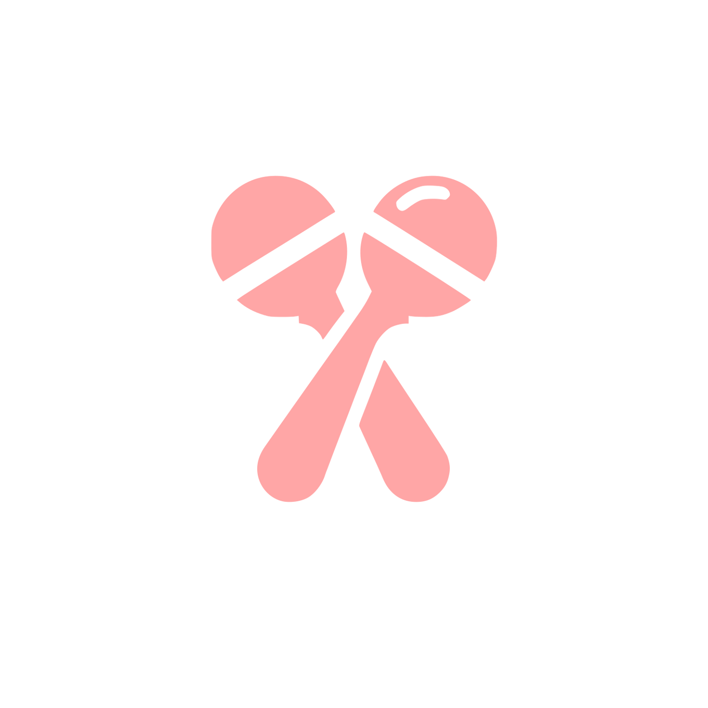 Maracas Logo Design #ffa6a6