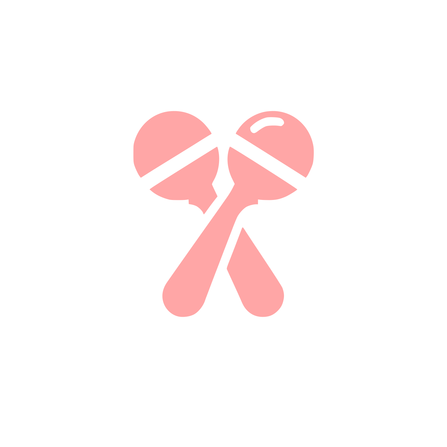 Maracas Logo Design #ffa6a6
