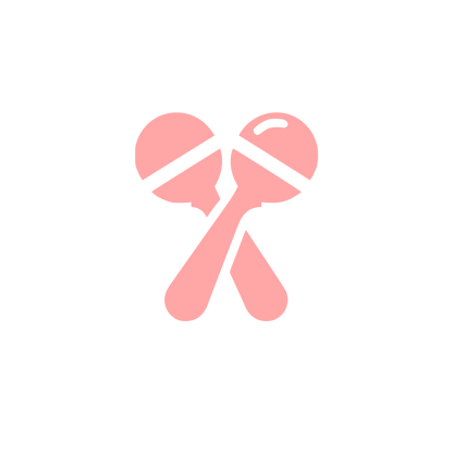 Maracas Logo Design #ffa6a6