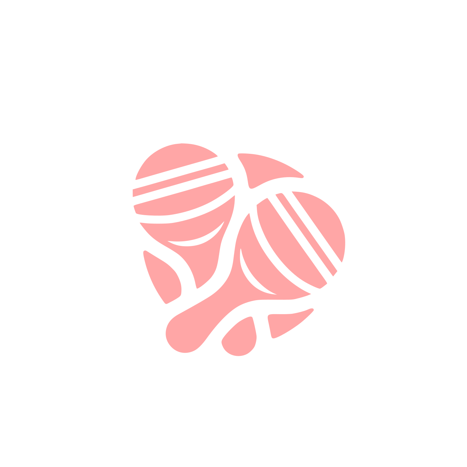 Castanets Music Logo #ffa6a6