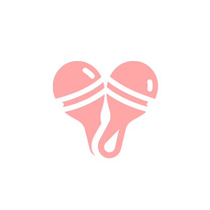 Microphone Heart Logo #ffa6a6