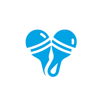 Microphone Heart Logo #00a3e4