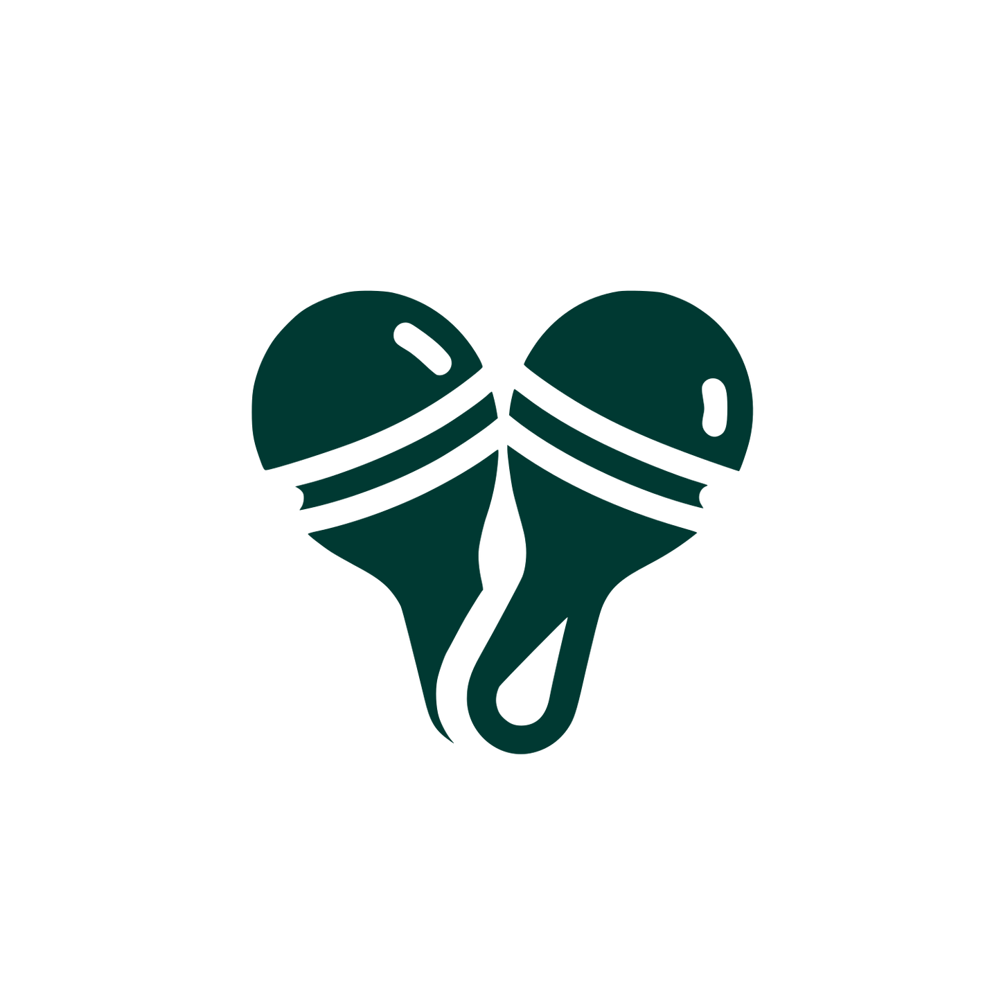 Microphone Heart Logo #003932