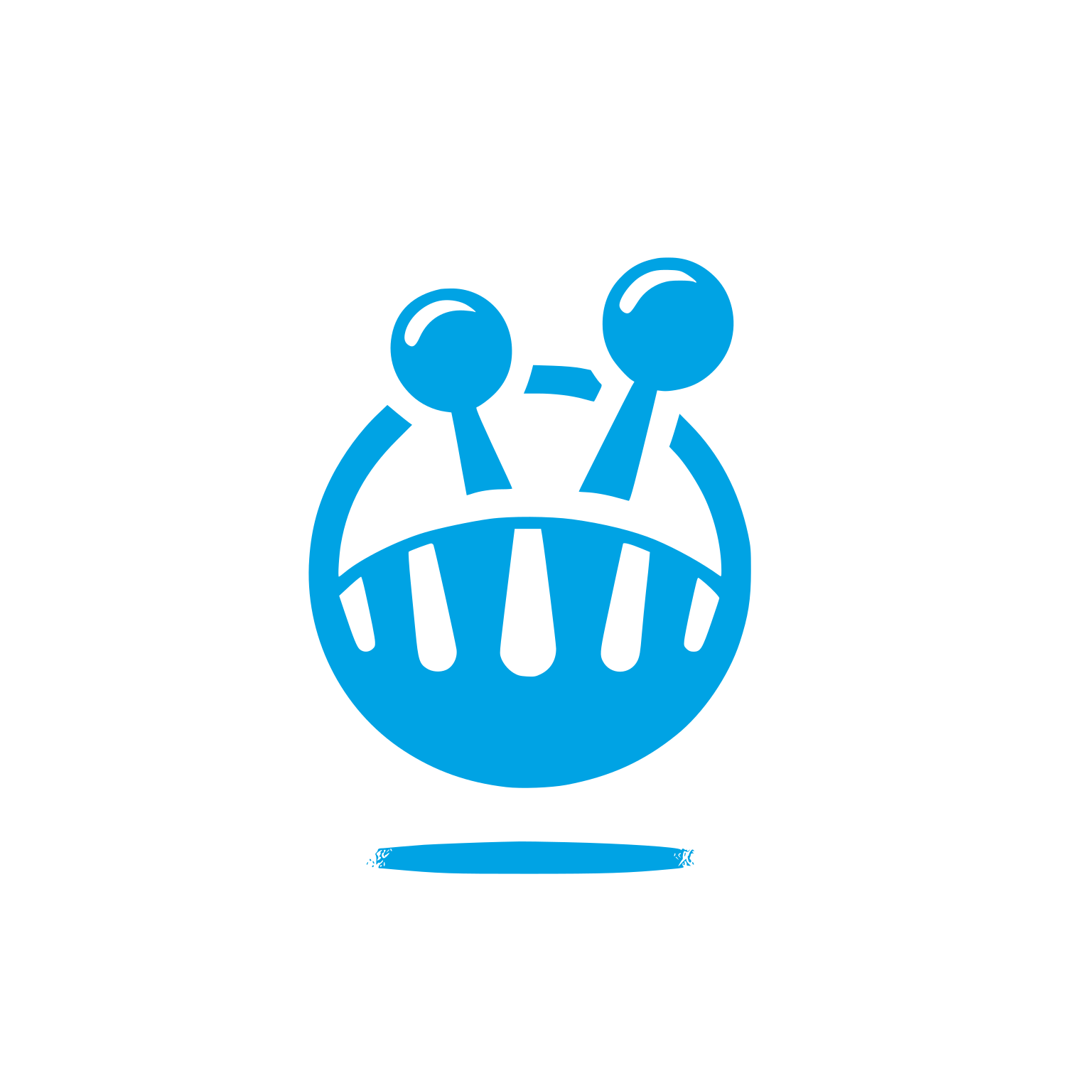 Castanets Black Logo #00a3e4