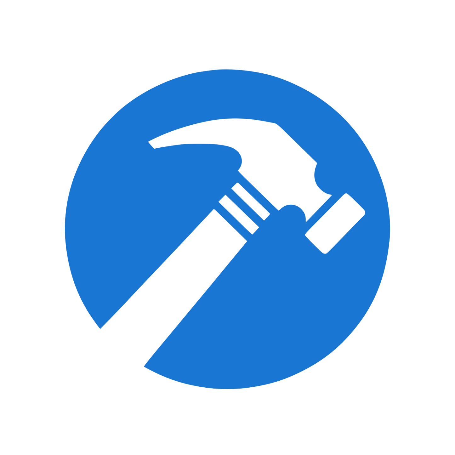 Hammer Tool Icon #1976D2