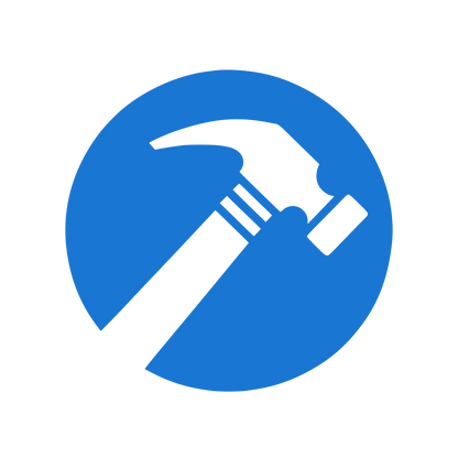 Hammer Tool Icon #1976D2