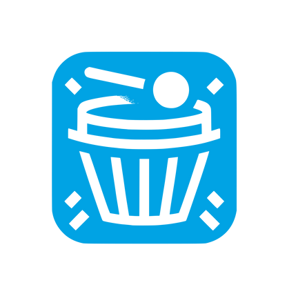 Logo for Trash Can #00a3e4