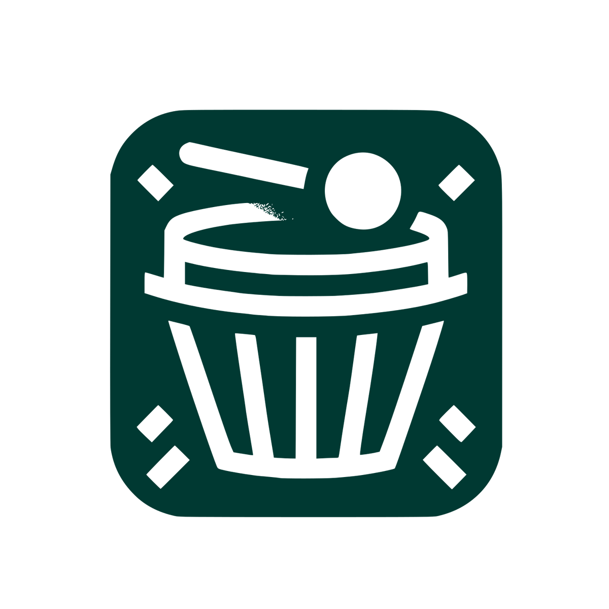 Logo for Trash Can #003932
