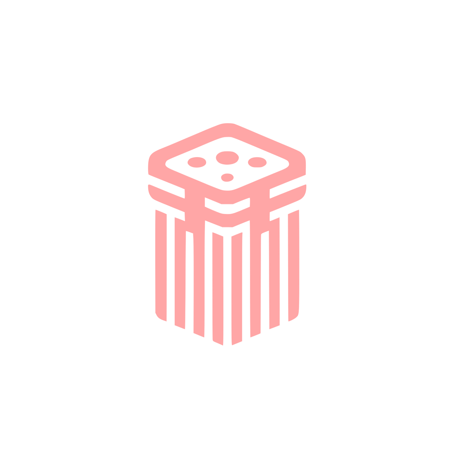 Logo for Unique Design #ffa6a6
