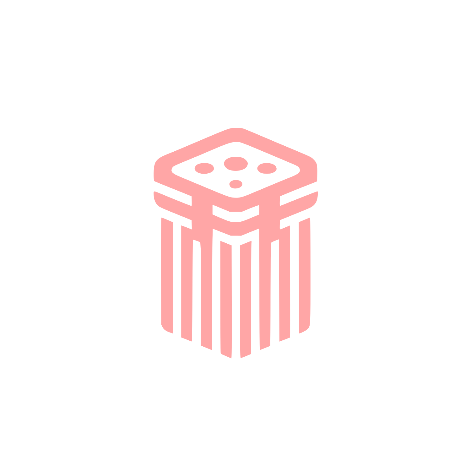 Logo for Unique Design #ffa6a6
