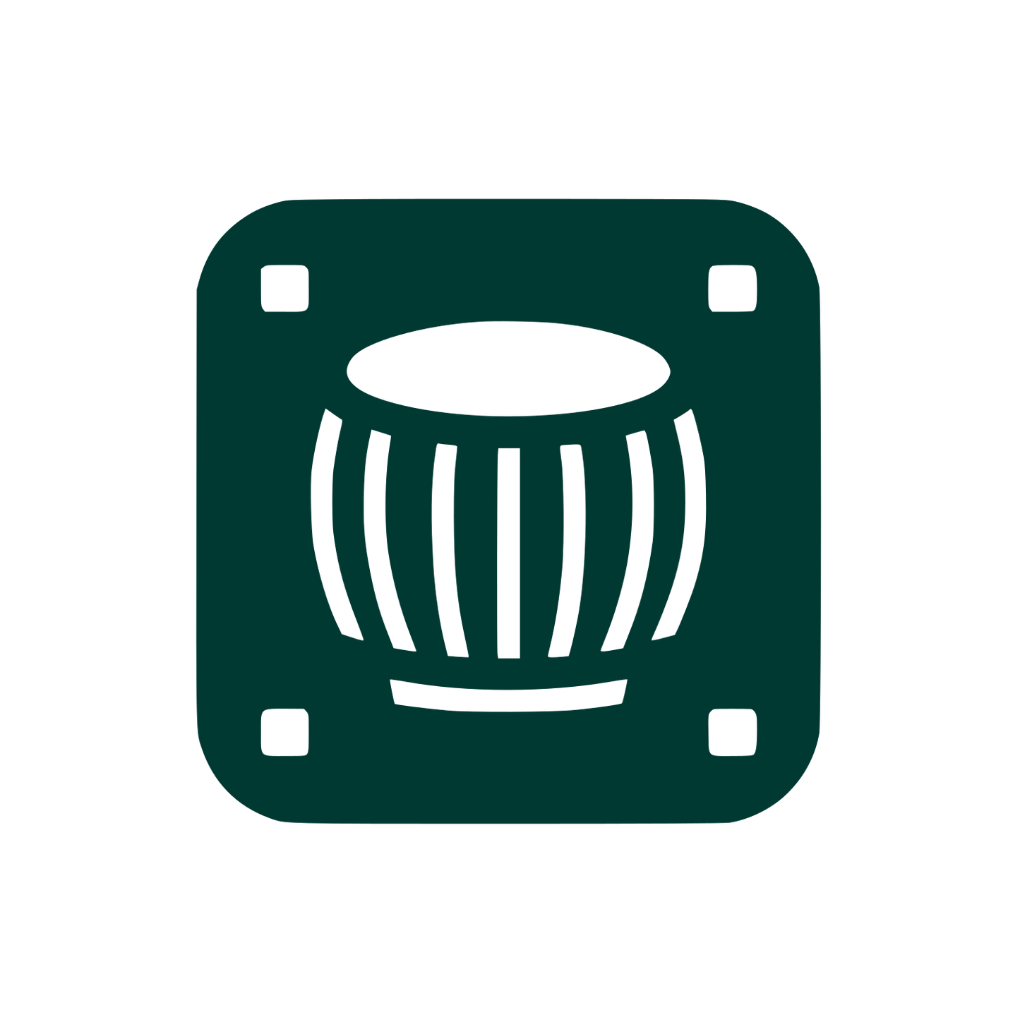 Logo Barrel Design #003932