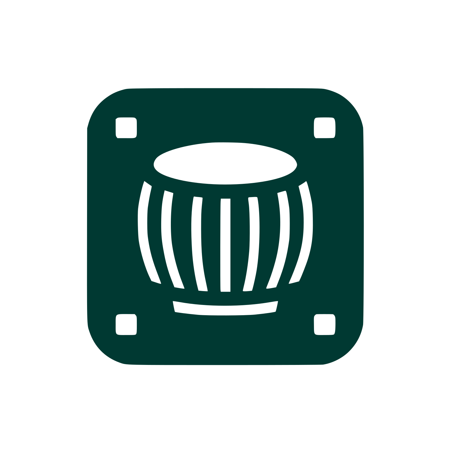 Logo Barrel Design #003932