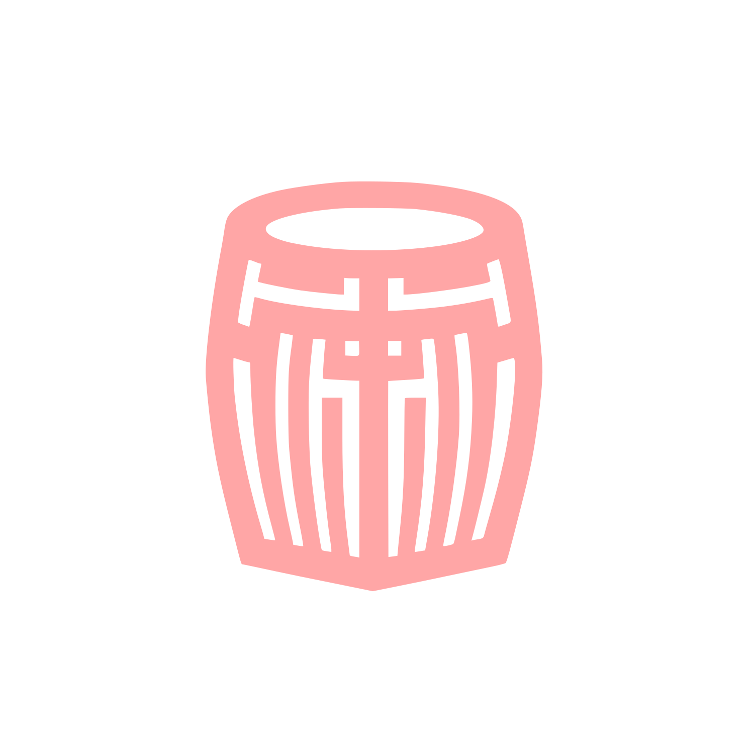 Barrel Logo Design #ffa6a6