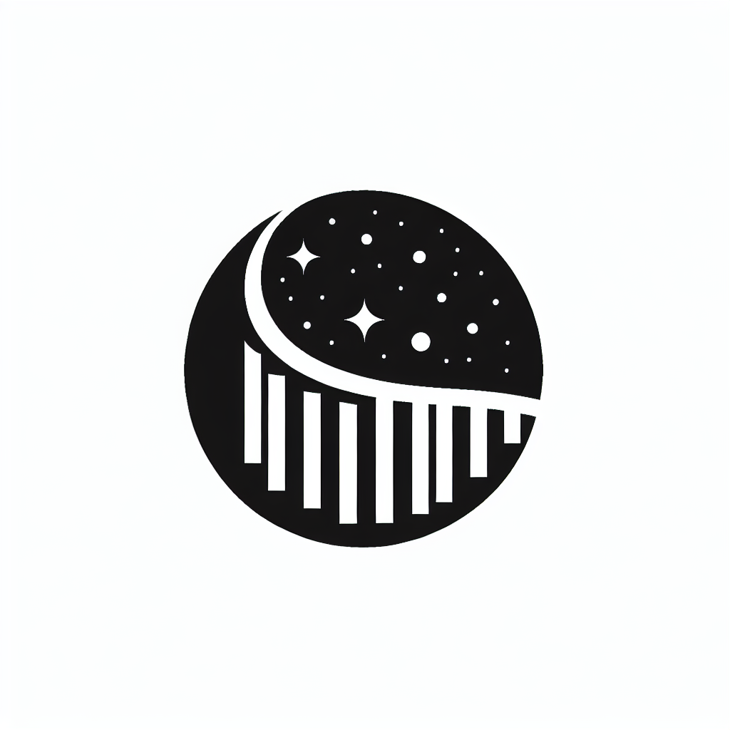 Space Theme Logo Design