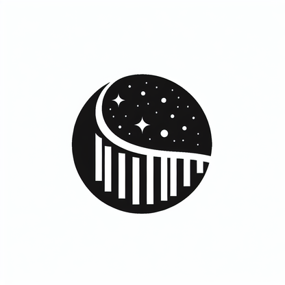 Space Theme Logo Design