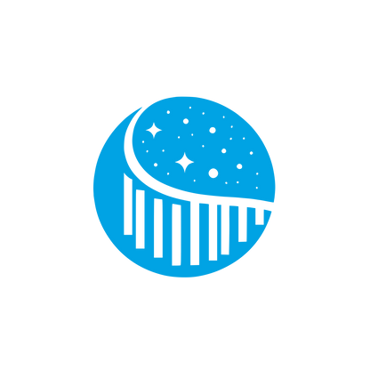 Space Theme Logo Design #00a3e4