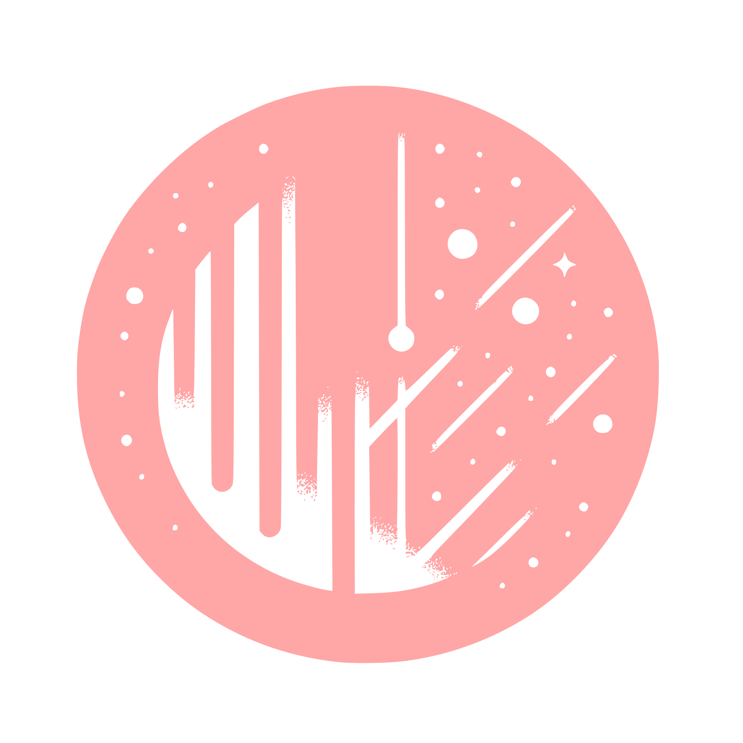 Space Logo #ffa6a6