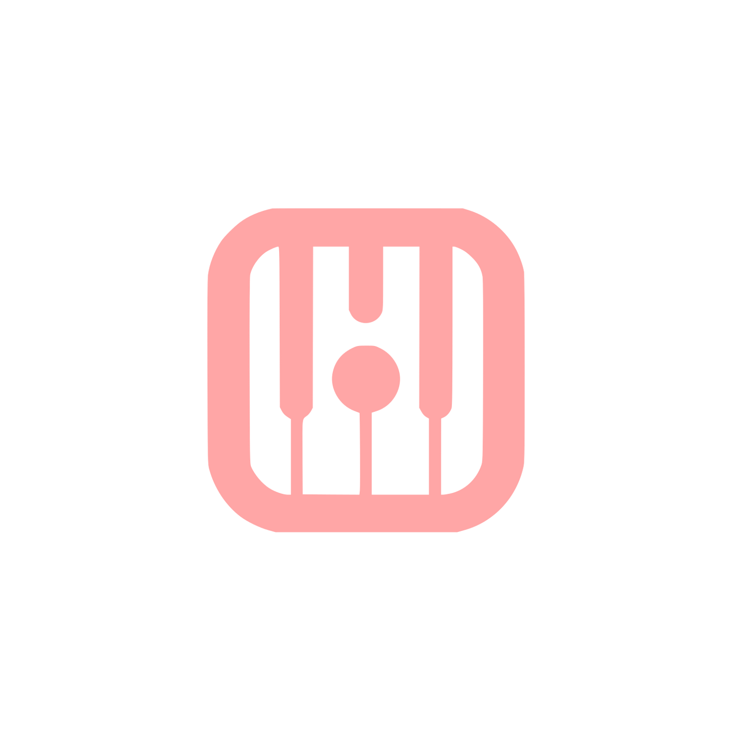Music Studio Logo Design #ffa6a6