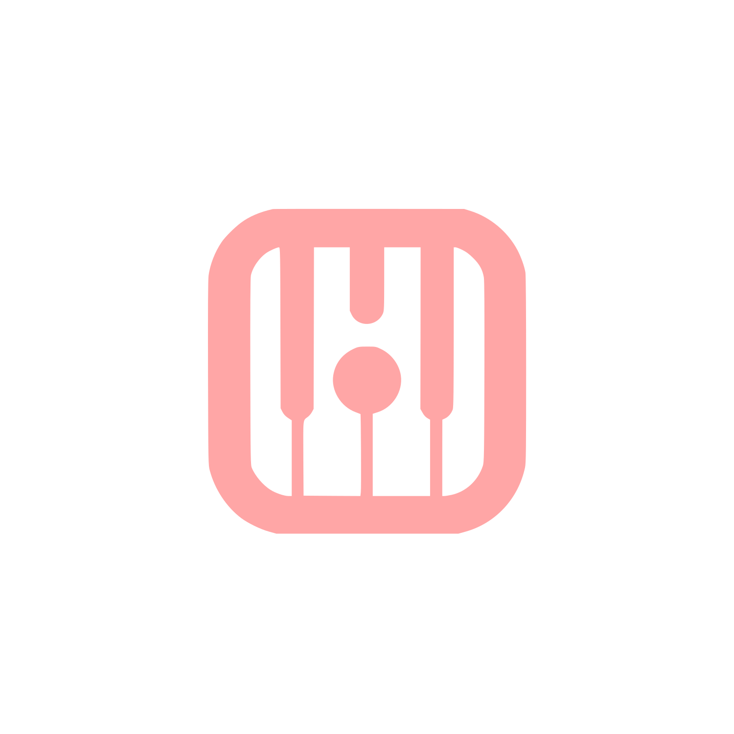 Music Studio Logo Design #ffa6a6
