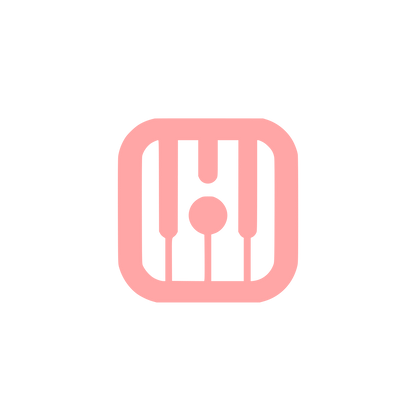 Music Studio Logo Design #ffa6a6