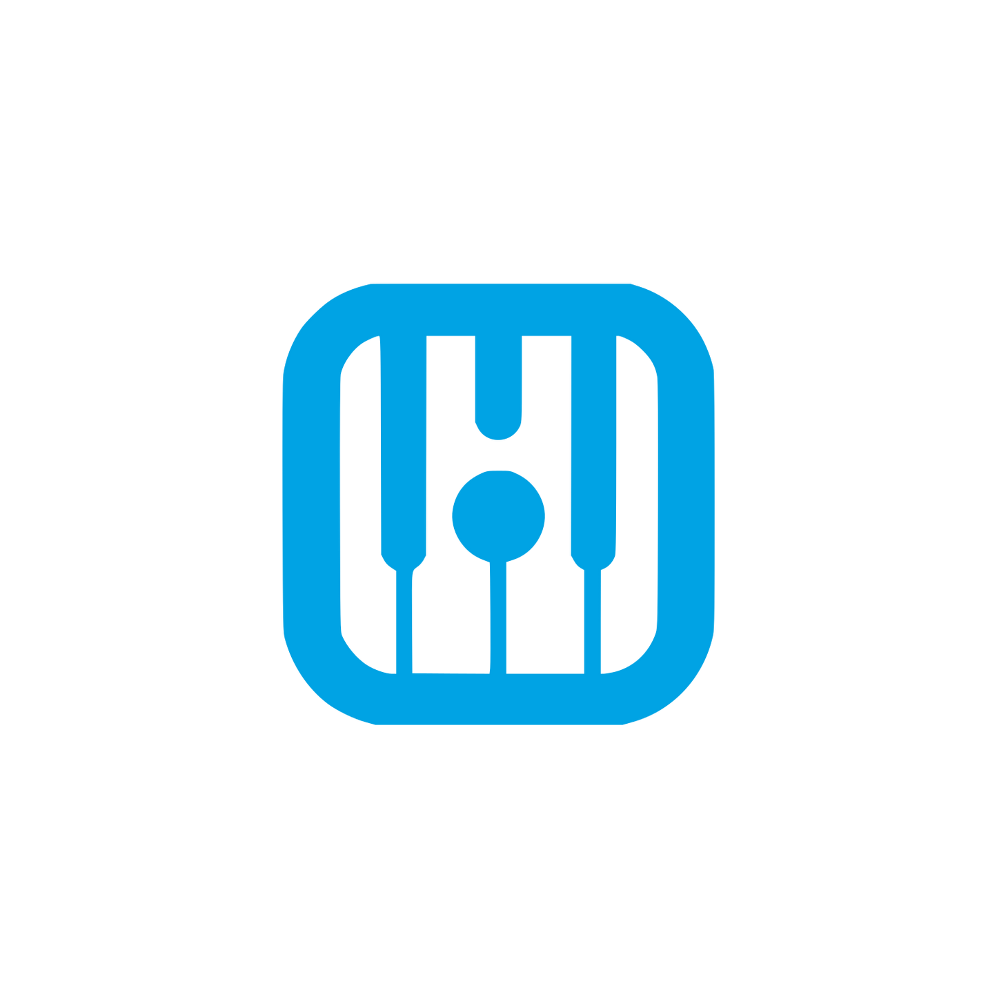 Music Studio Logo Design #00a3e4
