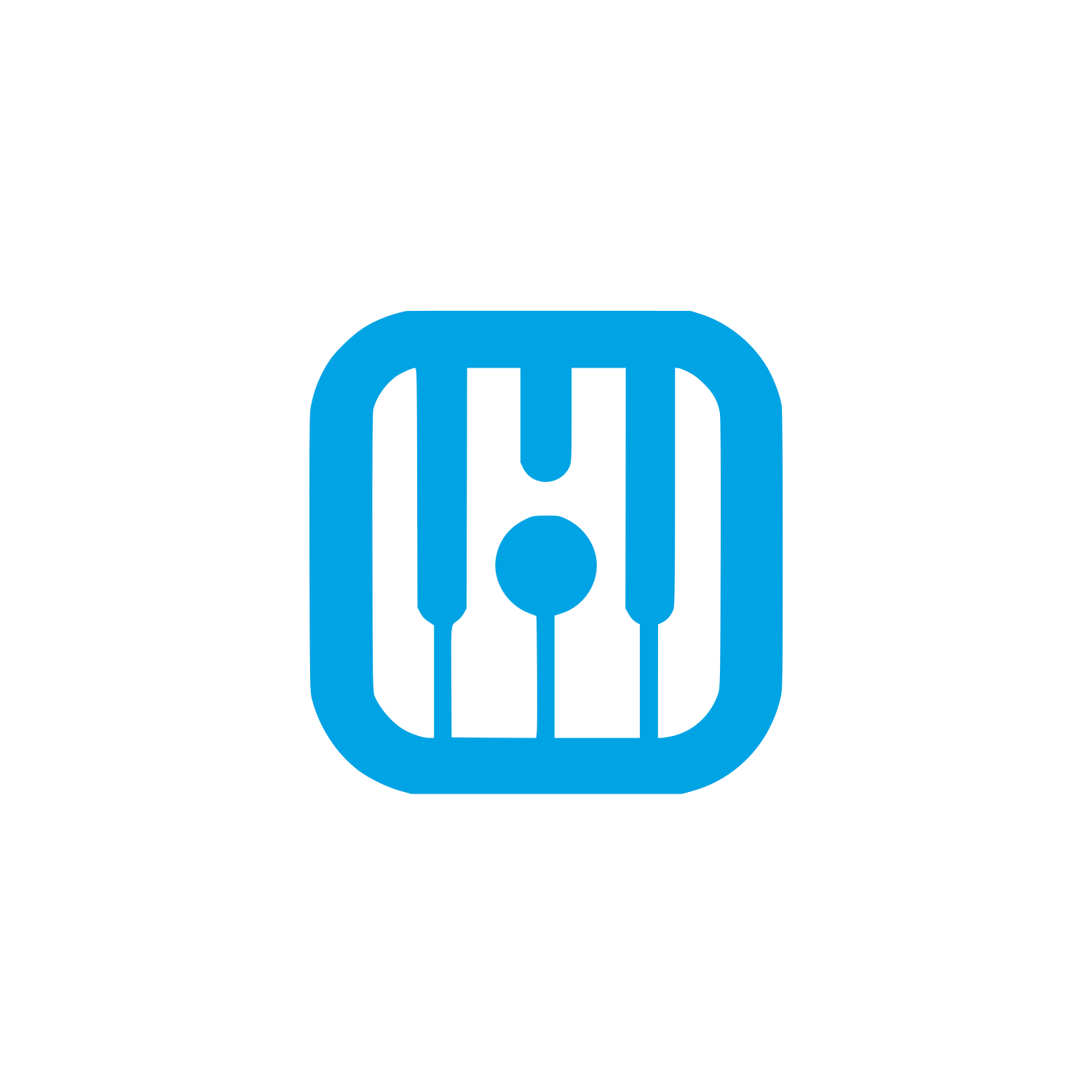 Music Studio Logo Design #00a3e4