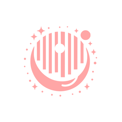 Geometric Space Logo #ffa6a6