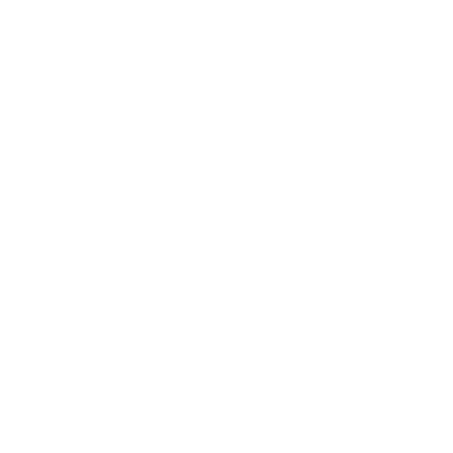 Geometric Space Logo #ffffff