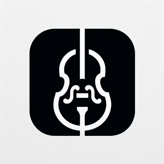 Logo Featuring Violin Design