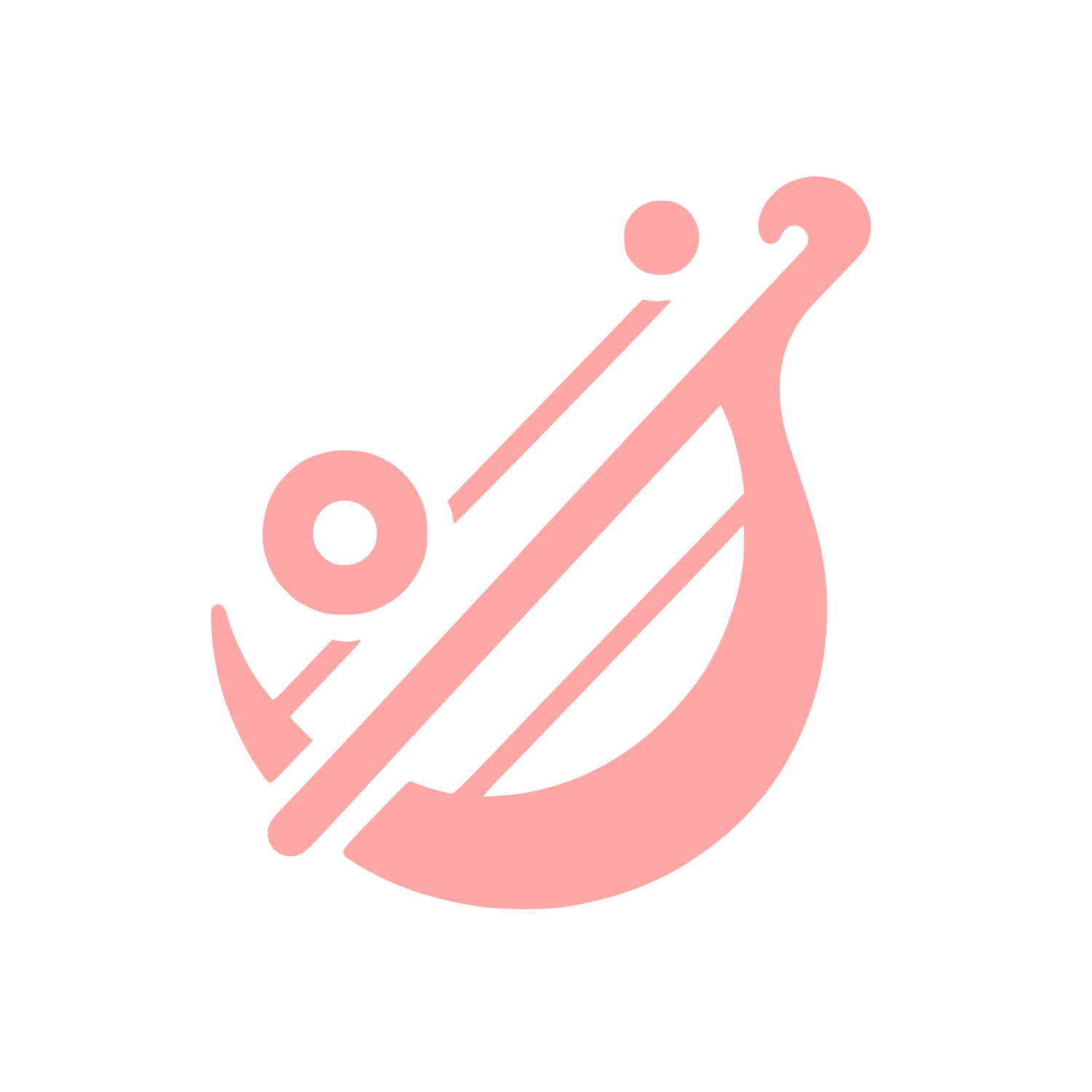 Chapman Stick Musical Instrument Icon #ffa6a6