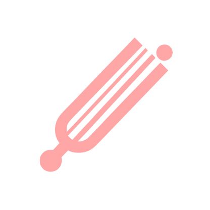 Tuning Fork Logo #ffa6a6