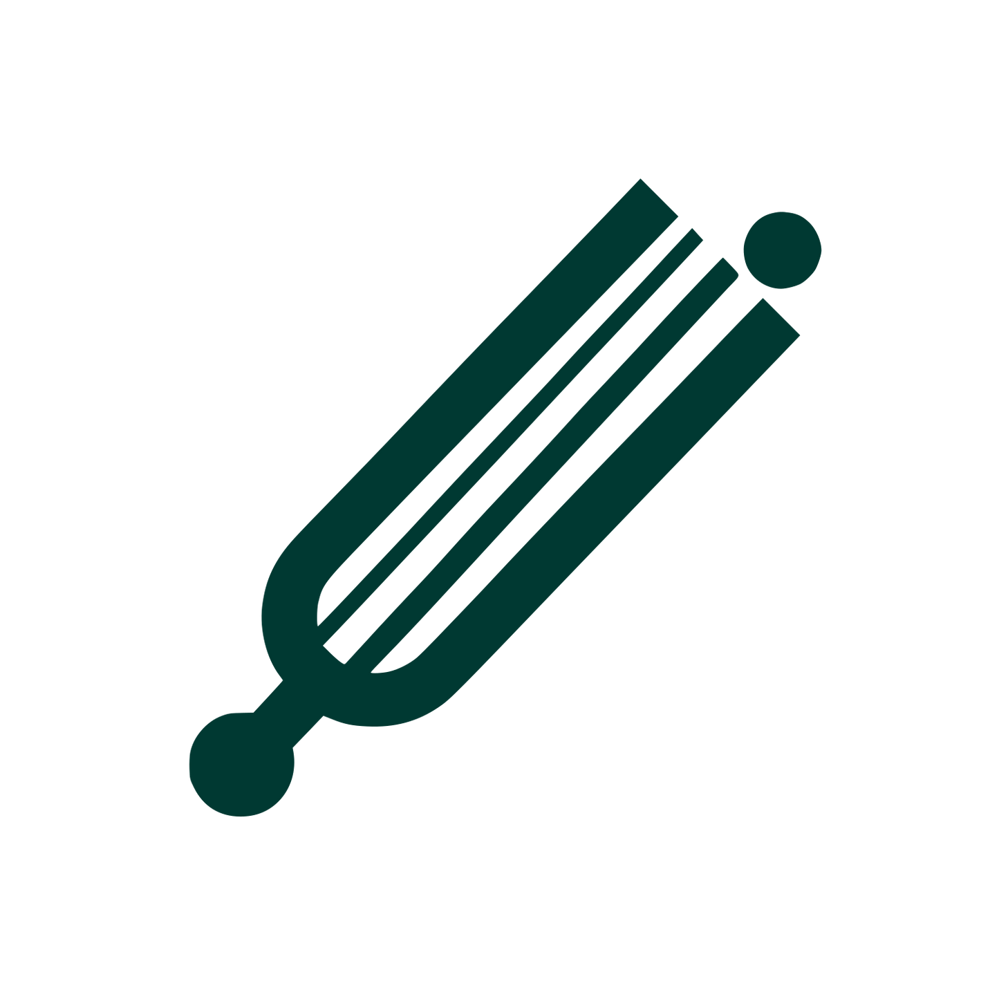 Tuning Fork Logo #003932
