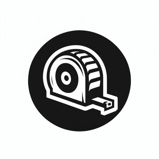 Tape Measure Circle Icon