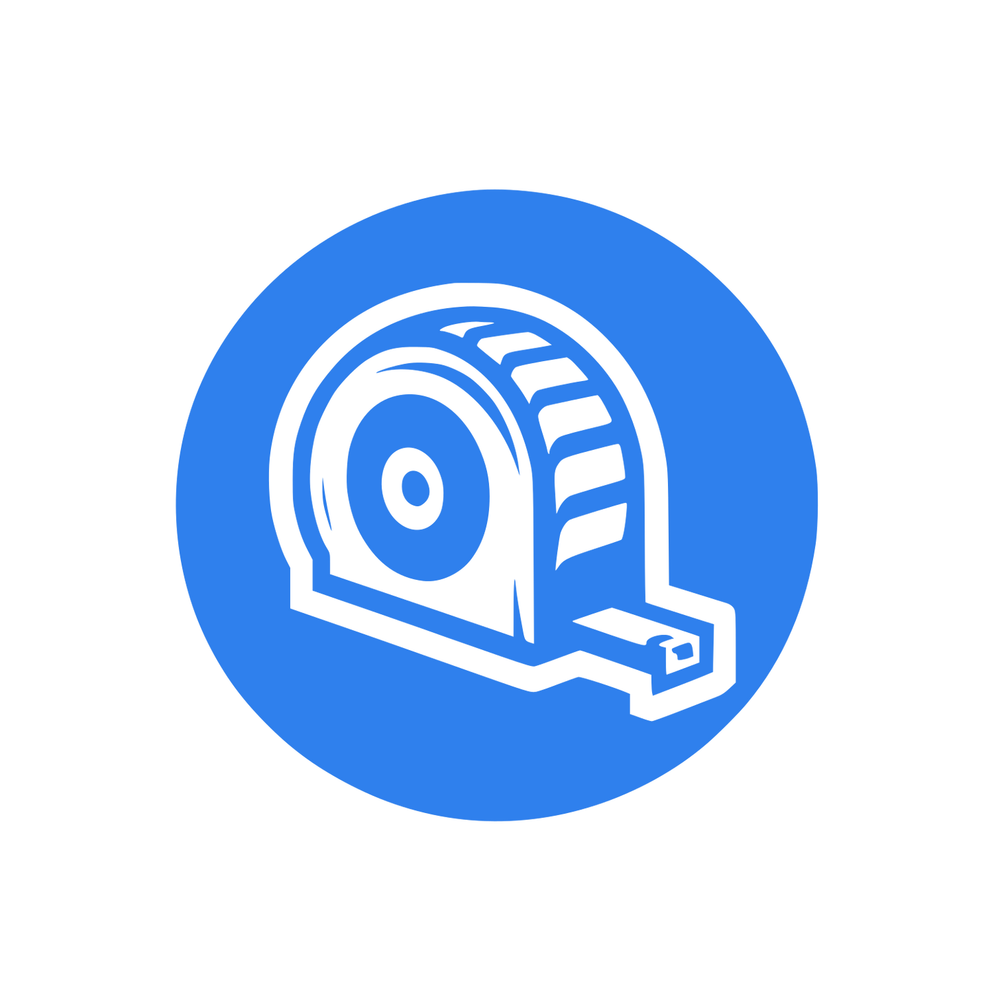 Tape Measure Circle Icon #2F80ED