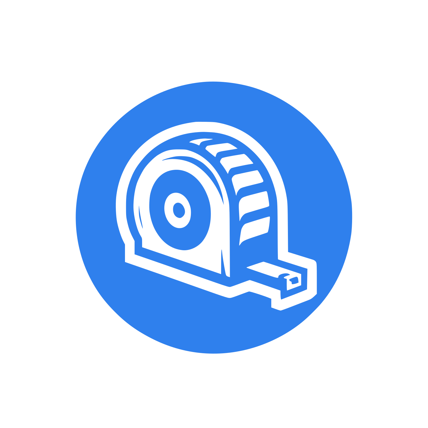 Tape Measure Circle Icon #2F80ED