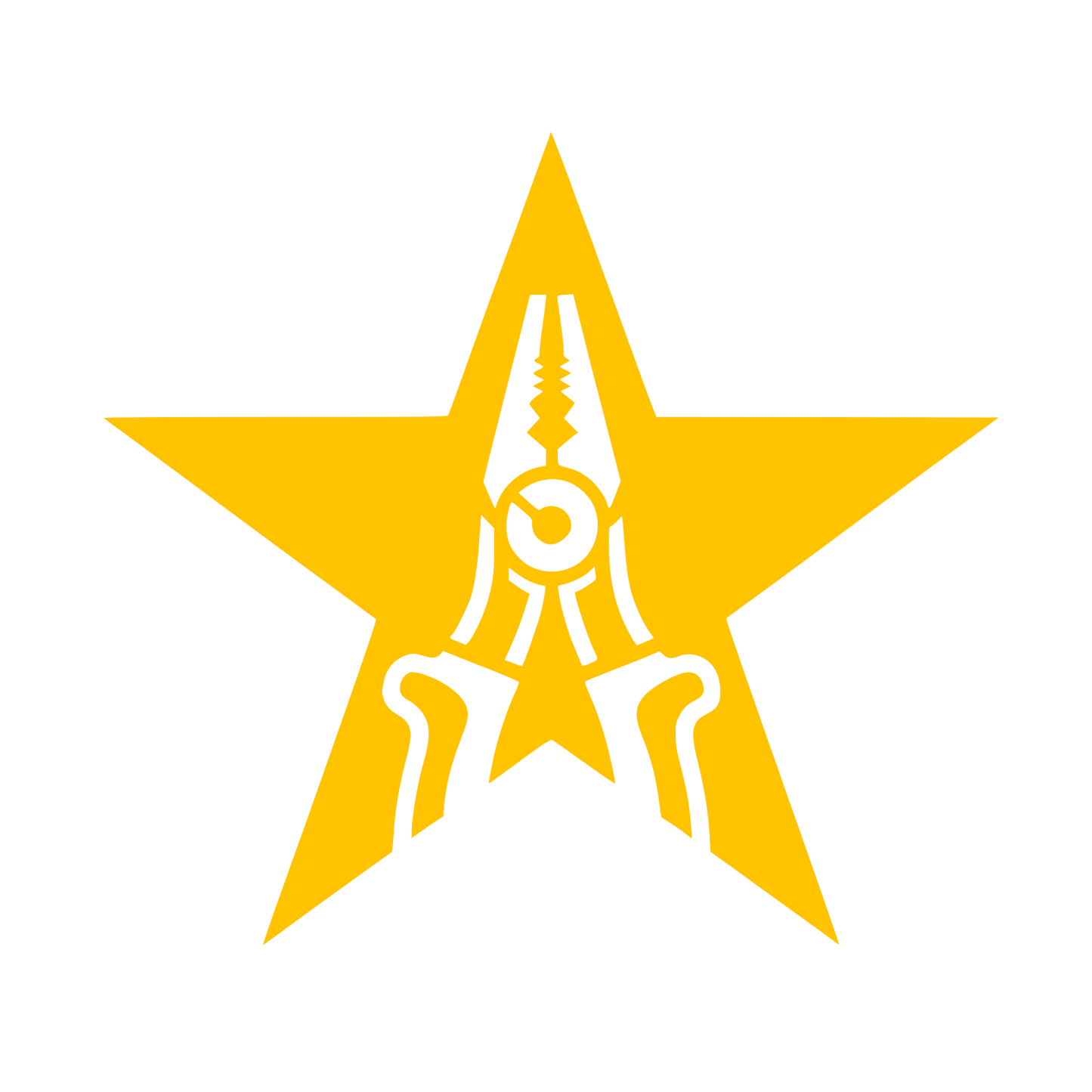 Pliers Star Logo #FFC300