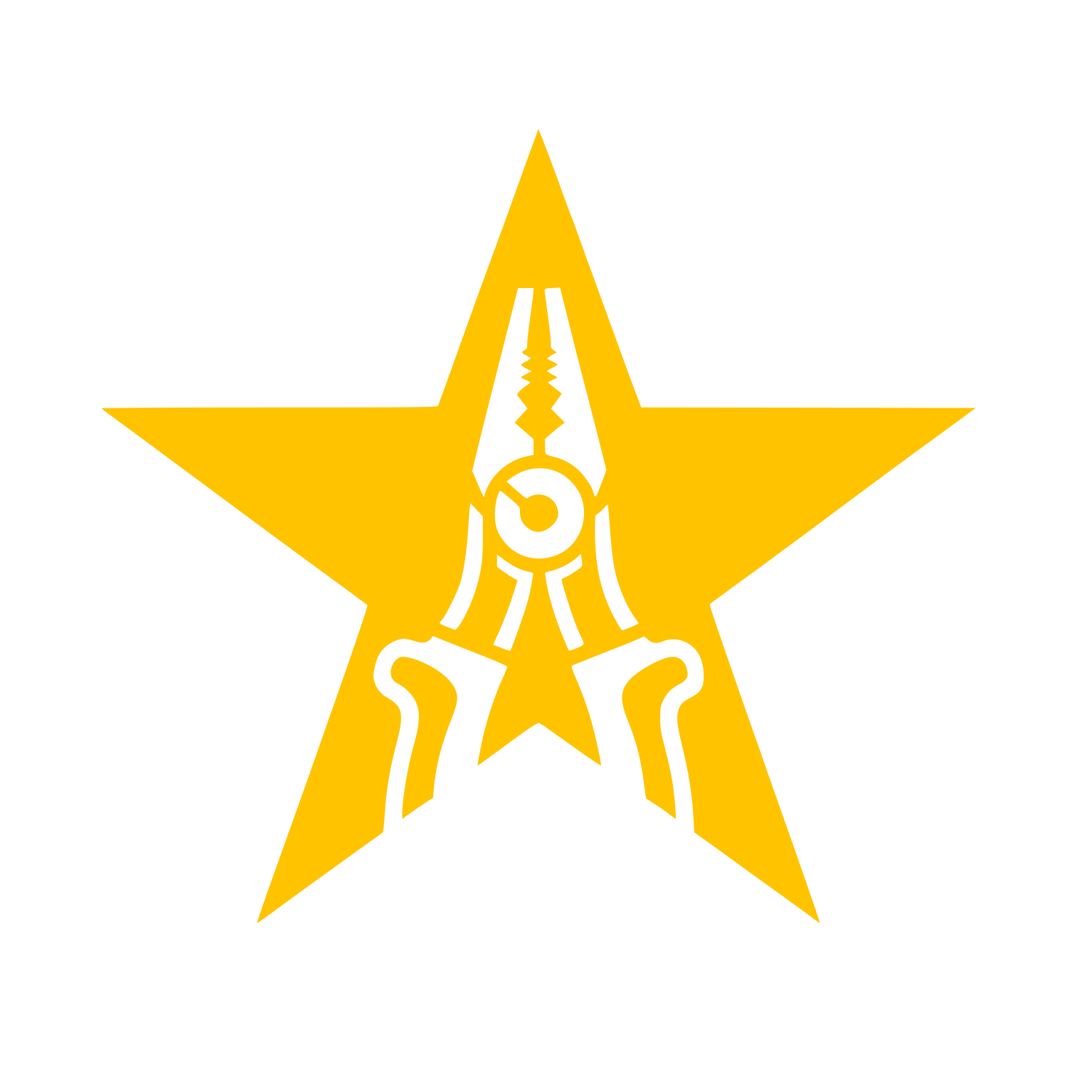 Pliers Star Logo #FFC300