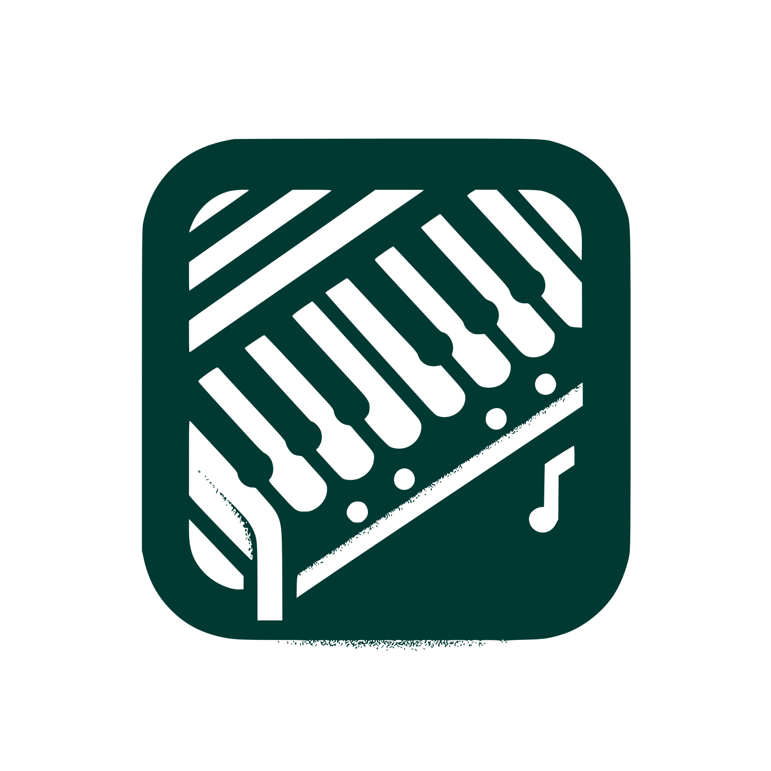 Musical Piano Logo #003932