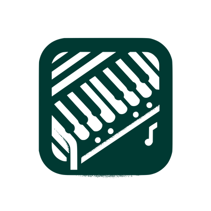 Musical Piano Logo #003932