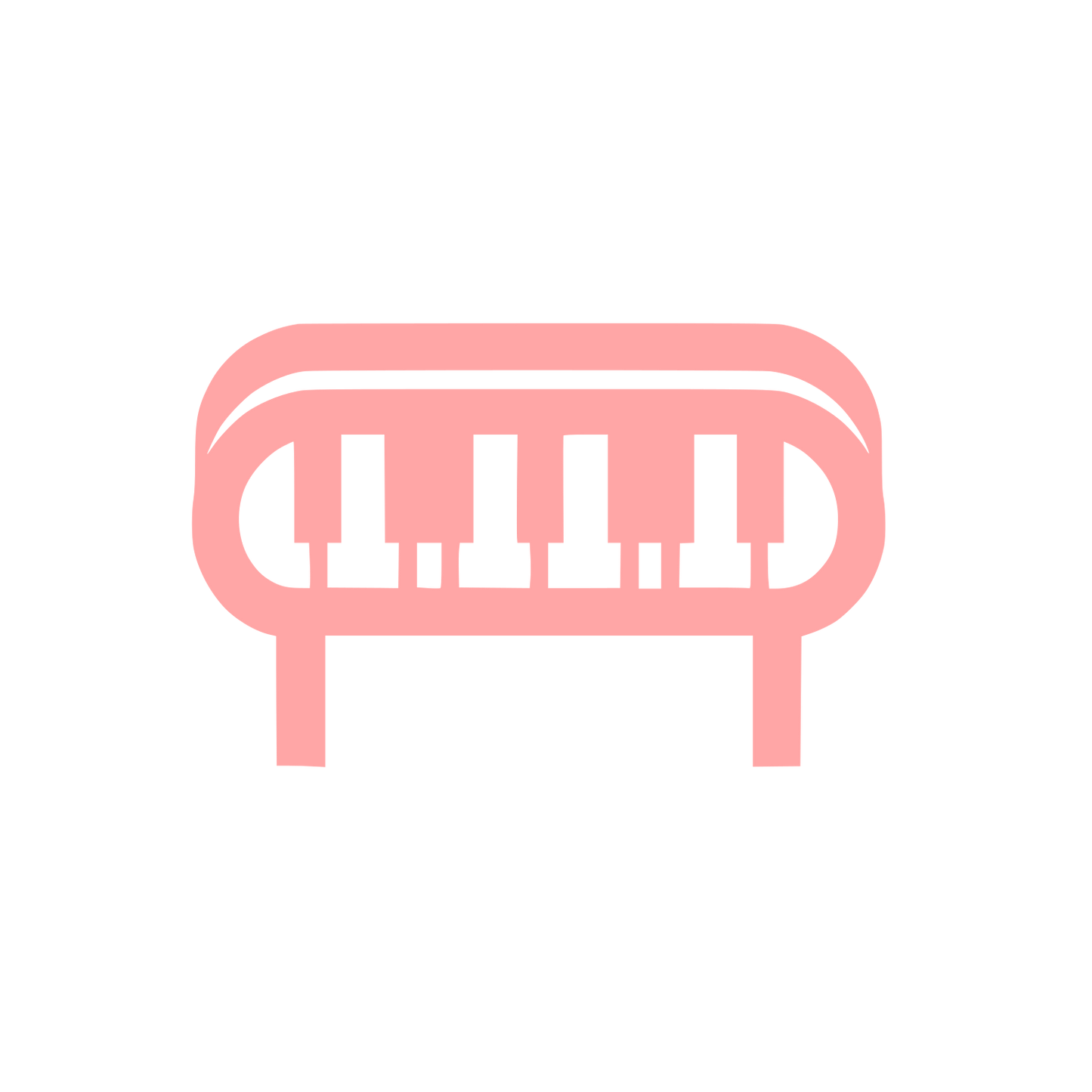 Piano Bench Logo #ffa6a6