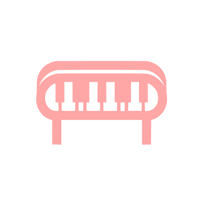 Piano Bench Logo #ffa6a6