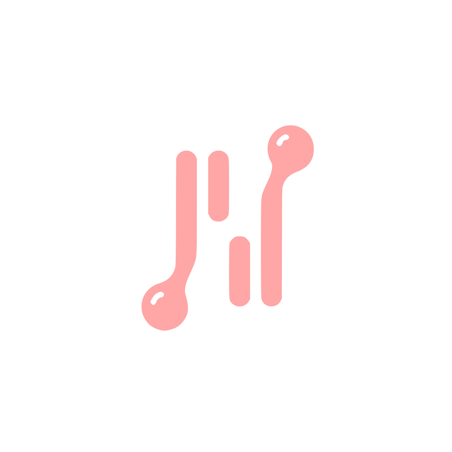 Maracas Musical Instruments Icon #ffa6a6