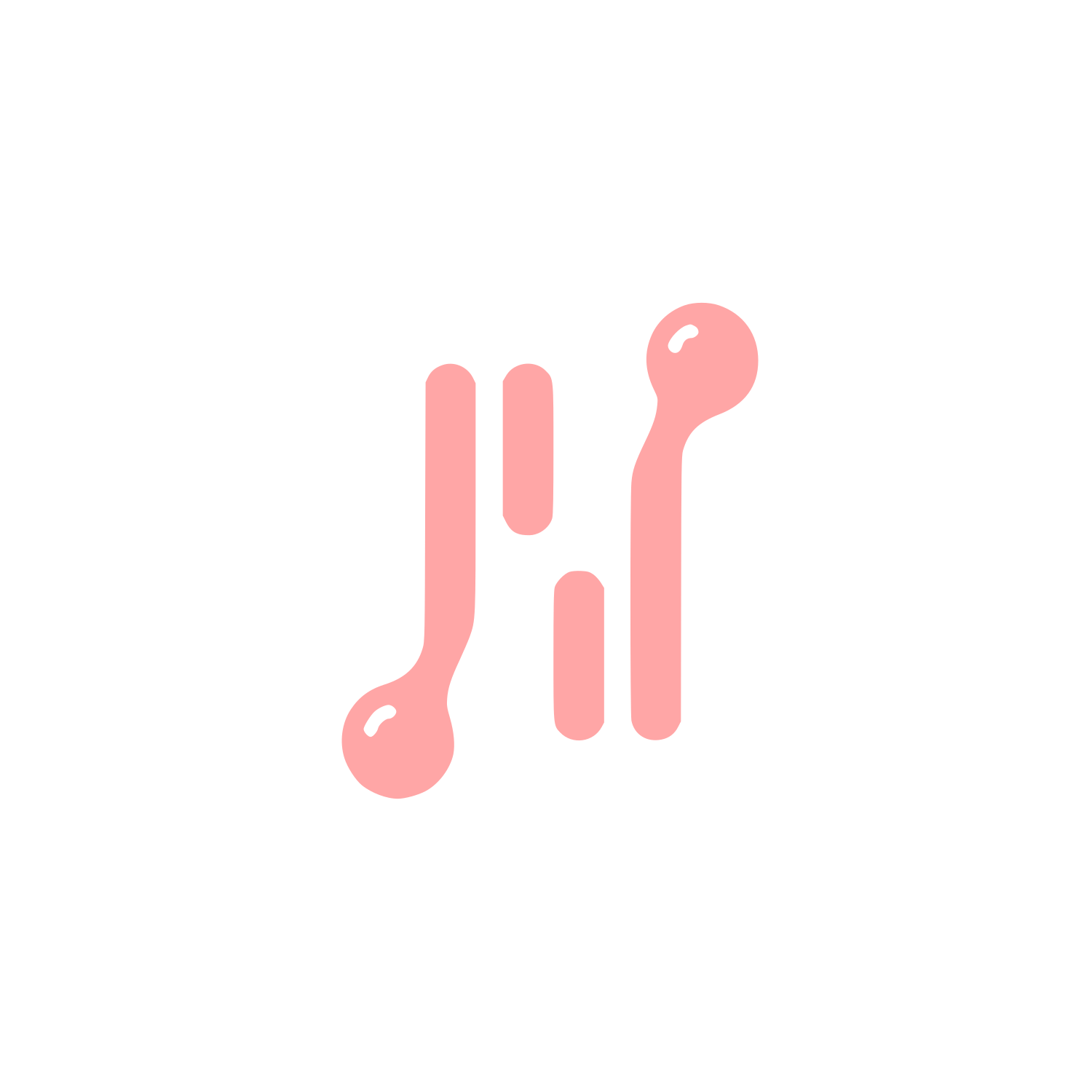 Maracas Musical Instruments Icon #ffa6a6