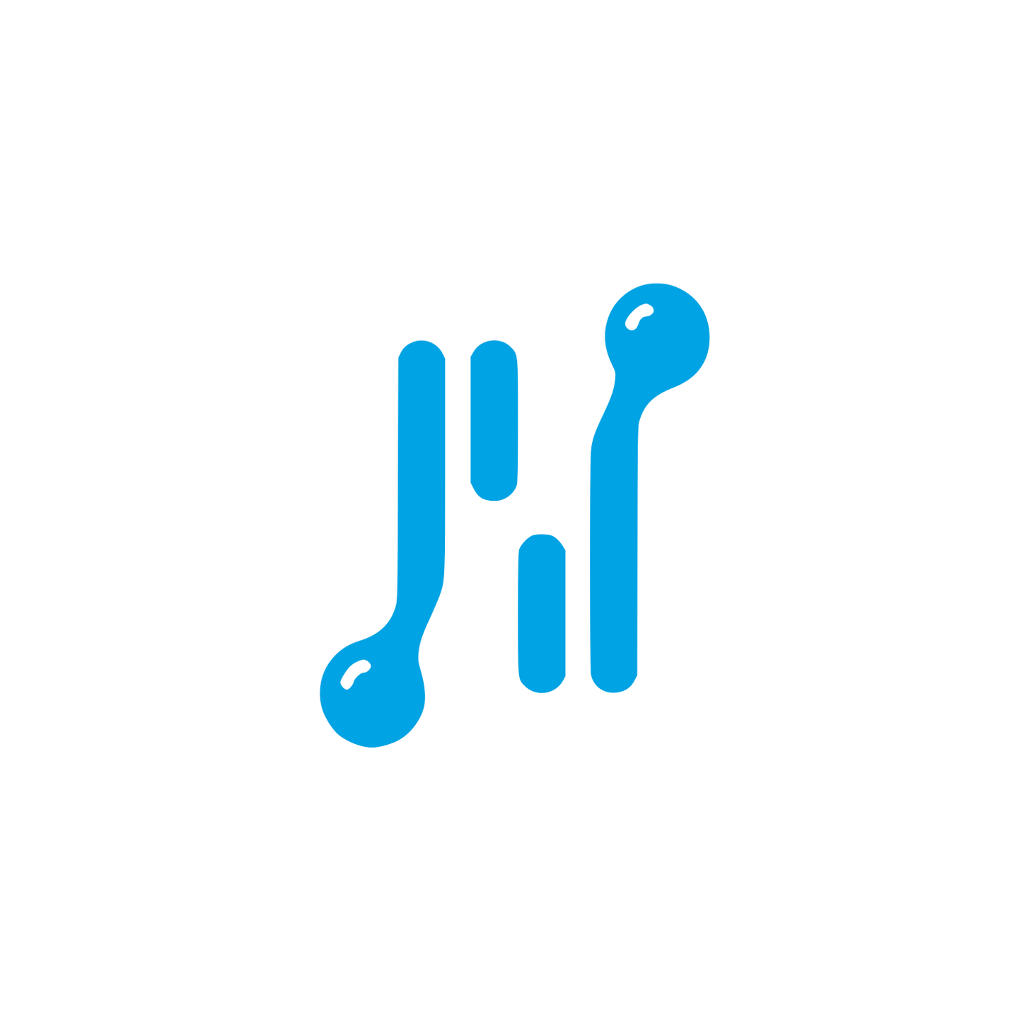 Maracas Musical Instruments Icon #00a3e4