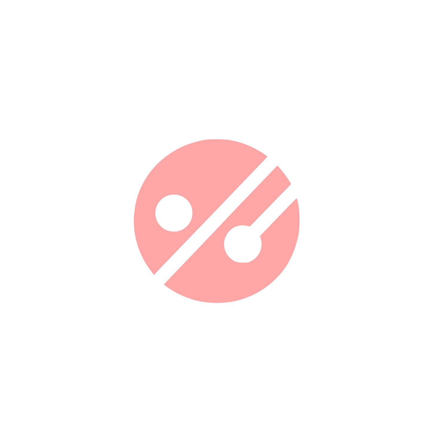 Discount Percentage Logo #ffa6a6
